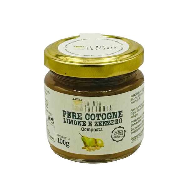 Composta di pere cotogne, limone e zenzero