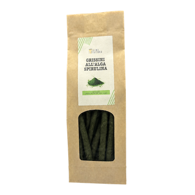 Grissini con alga spirulina